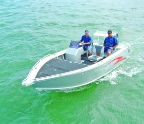 The layout of the Xtreme 520 TC is great for fishing.